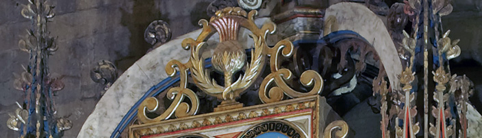 Legend has it that Prior Castell's clock survived the Civil War unscathed because of the thistle at its top. Supposedly, this prevented it from being used for firewood by the Scottish army who used the building in the 1640s.